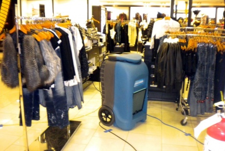 TERS Building Restoration Drying Equipment Restores Retail Stores to Improve Air Quality TERS Building Restoration Drying Equipment Restores Retail Stores to Improve Air Quality