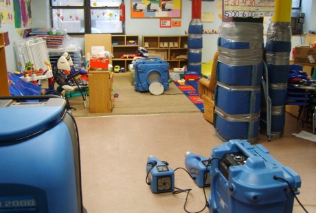 TERS Building Restoration Equipment Restores Classrooms TERS Building Restoration Equipment Restores Classrooms