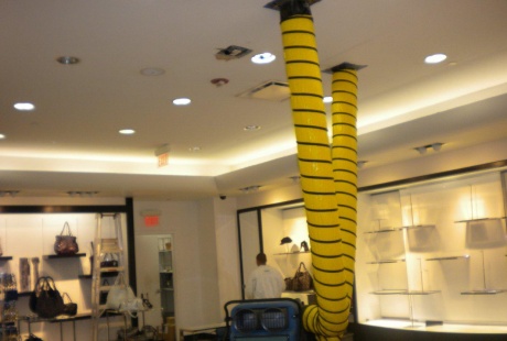 TERS Building Restoration Drying Equipment Restores Retail Stores to Improve Air Quality TERS Building Restoration Drying Equipment Restores Retail Stores to Improve Air Quality
