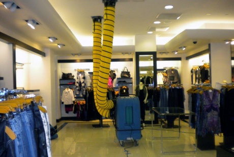 TERS Building Restoration Drying Equipment Restores Retail Stores to Improve Air Quality TERS Building Restoration Drying Equipment Restores Retail Stores to Improve Air Quality