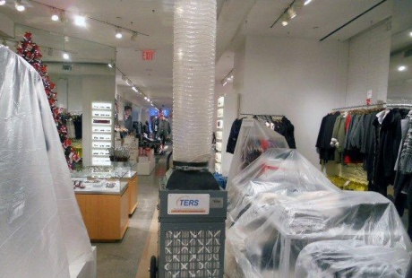 TERS Building Restoration Drying Equipment Restores Retail Stores to Improve Air Quality TERS Building Restoration Drying Equipment Restores Retail Stores to Improve Air Quality