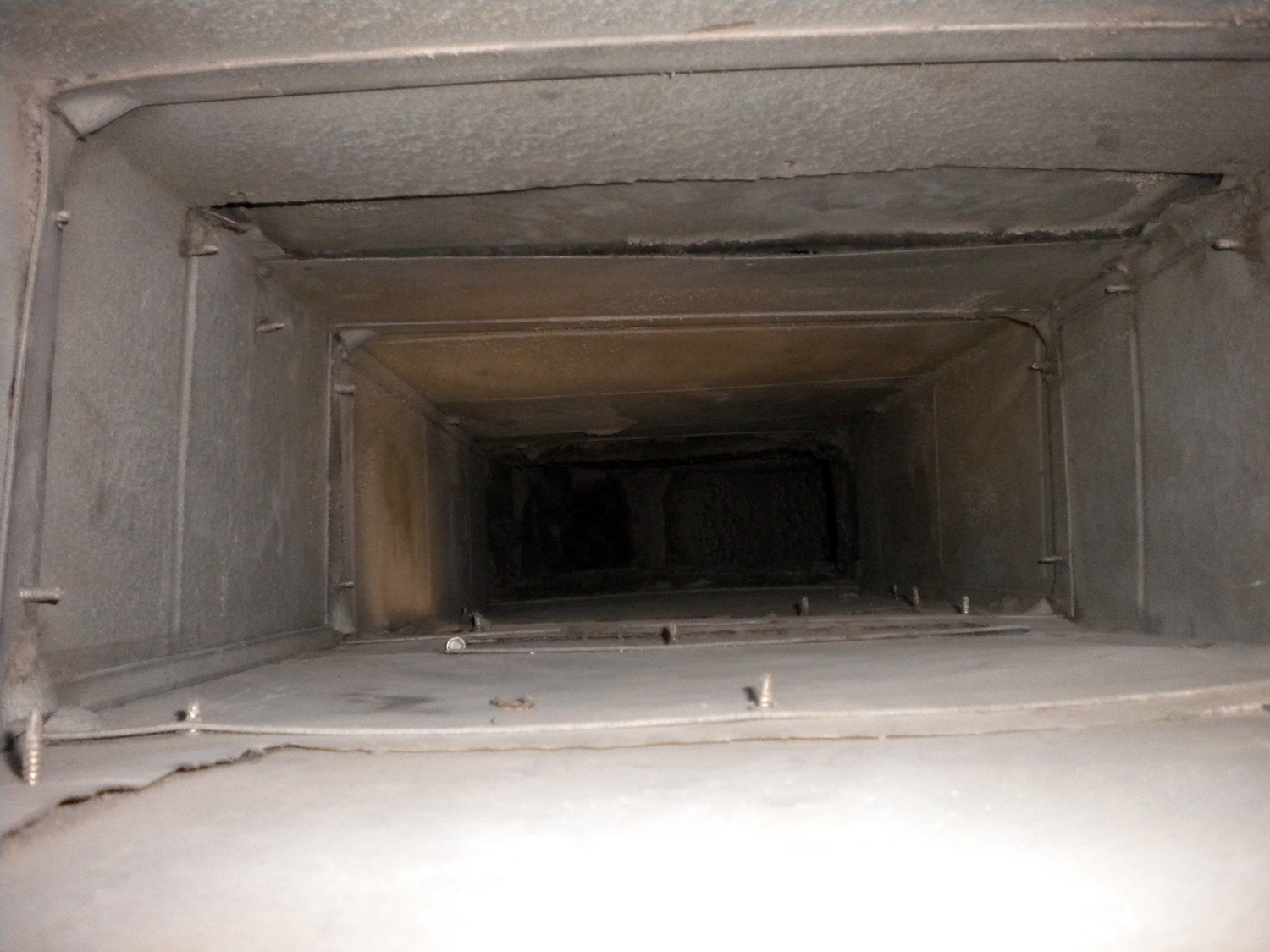 Air duct cleaned by TERS using green GREEN environmentally friendly techniques